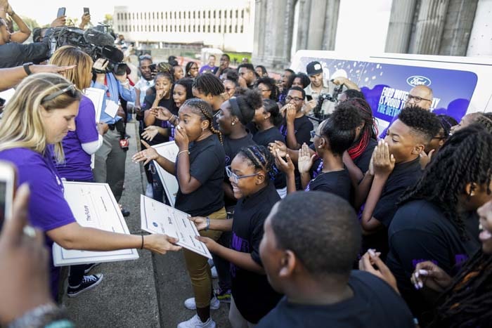 Ford Fund Shares the Joy and Celebration of the Detroit Youth Choir with Scholarships, 15-Passenger Transit Van