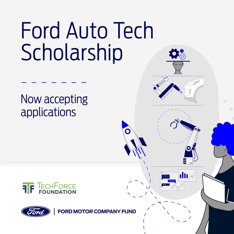 Ford Announces $1 Million Scholarship Program to Support Students Pursuing Careers as Automotive Technicians