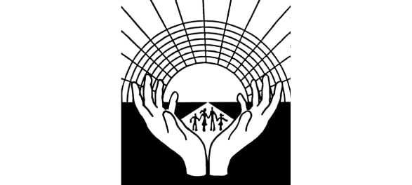logo of hands holding people
