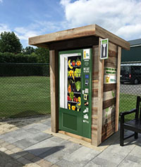 Wayne State University produce vending machine